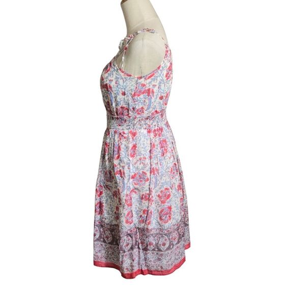 American Eagle Vintage Floral Sleeveless Dress Red And White - Picture 4 of 6